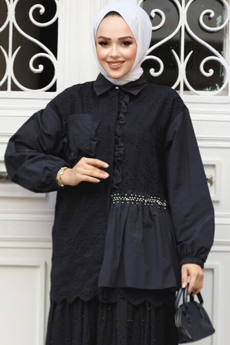 Modest Black Top 14261S - NEVA STYLE