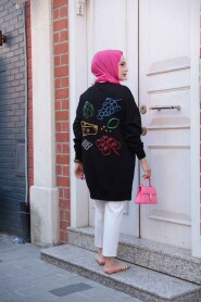 Modest Black Tunic 10653S - 3