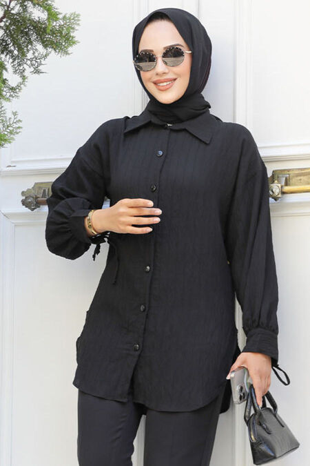 Modest Black Tunic 12102S - NEVA STYLE