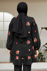 Modest Black Tunic 4083S - 3