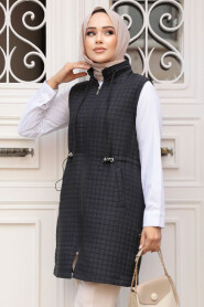 Modest Black Vest 80251S - 1