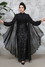 Modest Black Wedding Dress 50231S 