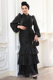 Modest Black Wedding Dress 50271S 