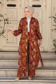Modest Blue Kimono Dual Suit 12885M - 1