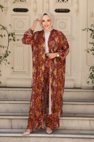 Modest Blue Kimono Dual Suit 12885M - 3