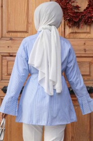 Modest Blue Top 12056M - 3