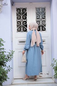 Modest Blue Tunic 19045M - 4