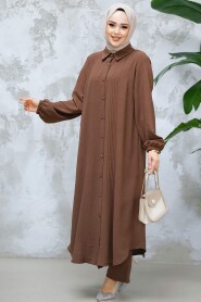 Modest Brown Dual Suit 10891KH - 2