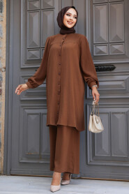 Modest Brown Dual Suit 12172KH - 1