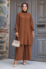 Modest Brown Dual Suit 12172KH - 3