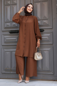 Modest Brown Dual Suit 12172KH - 2