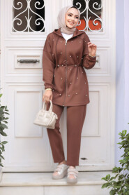 Modest Brown Dual Suit 12271KH - 3