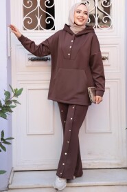 Modest Brown Dual Suit 12312KH - 1