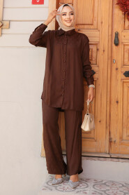 Modest Brown Dual Suit 12502KH - 2