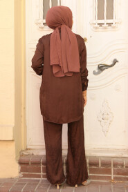 Modest Brown Dual Suit 12503KH - 3