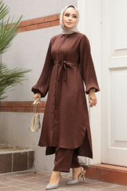 Modest Brown Dual Suit 12581KH - 1