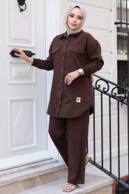 Modest Brown Dual Suit 14272KH - 2