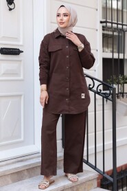 Modest Brown Dual Suit 14272KH - 3