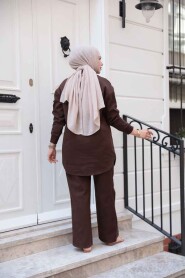 Modest Brown Dual Suit 14272KH - 4