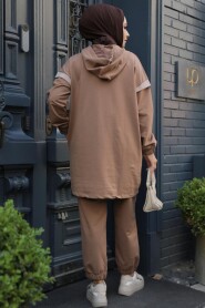 Modest Brown Dual Suit 20072KH - 3