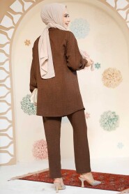 Modest Brown Dual Suit 28131KH - 4