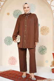 Modest Brown Dual Suit 28141KH - 2