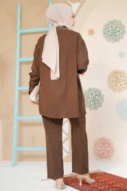 Modest Brown Dual Suit 28501KH - 4