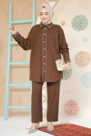 Modest Brown Dual Suit 28501KH - 3