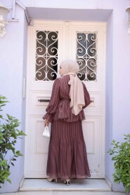 Modest Brown Dual Suit 4478KH - 5