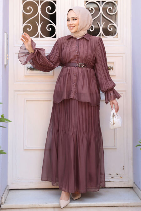 Modest Brown Dual Suit 4478KH - NEVA STYLE