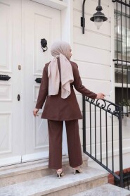 Modest Brown Dual Suit 62221KH - 4
