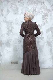 Modest Brown Prom Dress 50261KH - 3