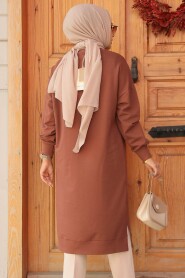 Modest Brown Top 30645KH - 3