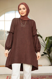 Modest Brown Top 4138KH - 1