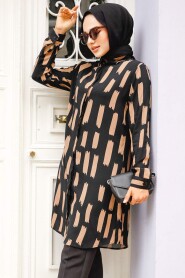 Modest Brown Tunic 11683KH - 1