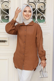 Modest Brown Tunic 12102KH - 2