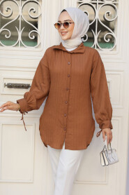 Modest Brown Tunic 12102KH - 3