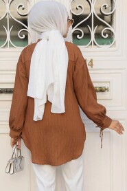 Modest Brown Tunic 12102KH - 4