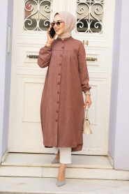 Modest Brown Tunic 5642KH - 2