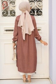 Modest Brown Tunic 5642KH - 4