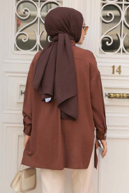 Modest Brown Tunic 68501KH - 3