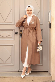 Modest Camel Coat 6714C - 2