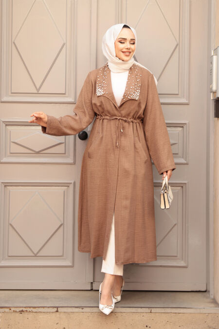 Modest Camel Coat 6714C - NEVA STYLE