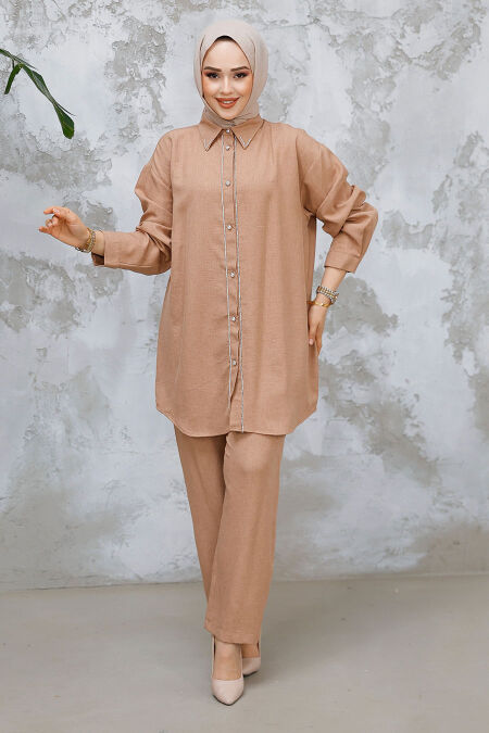 Modest Camel Dual Suit 28141C - NEVA STYLE