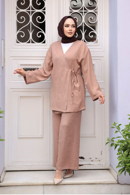 Modest Camel Dual Suit 50183C - NEVA STYLE