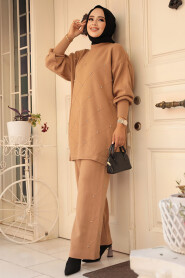 Modest Camel Knitwear Dual Suit 24101C - 1