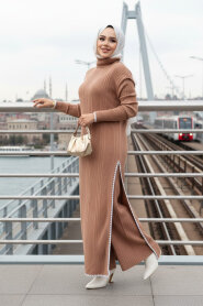 Modest Camel Knitwear Dual Suit 35971C 