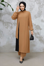 Modest Camel Plus Size Dual Suit 65881C - 3