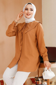 Modest Camel Shirt Top 70951C - 2