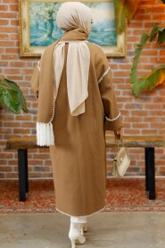 Modest Camel Stamp Coat 7221C - 3